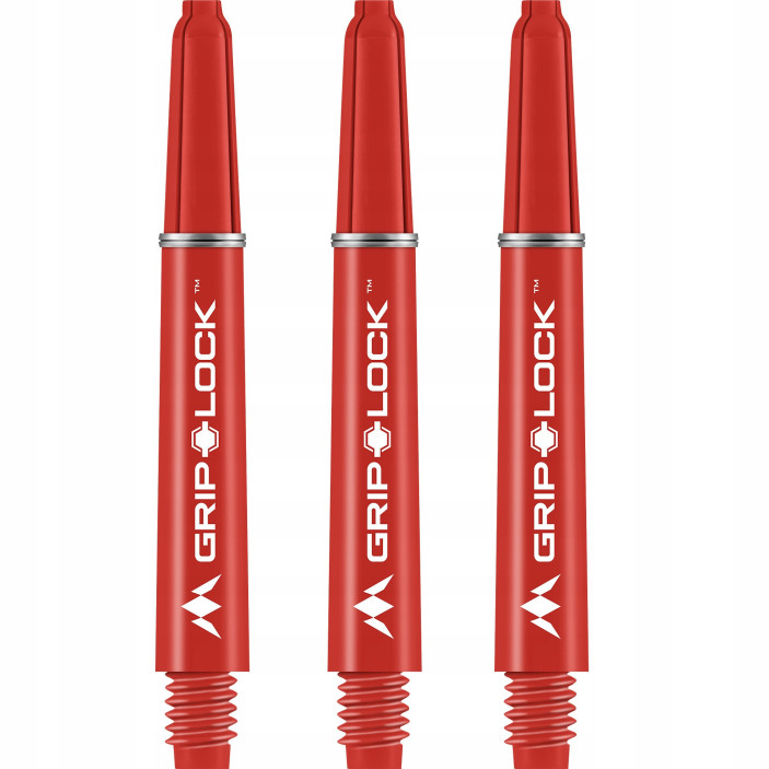 Shafty Mission Darts GripLock Medium Red Czerwone