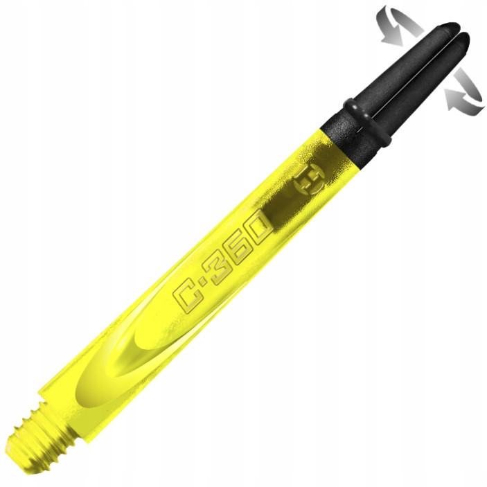 Shafty Harrows Carbon 360 Żółte Yellow Midi