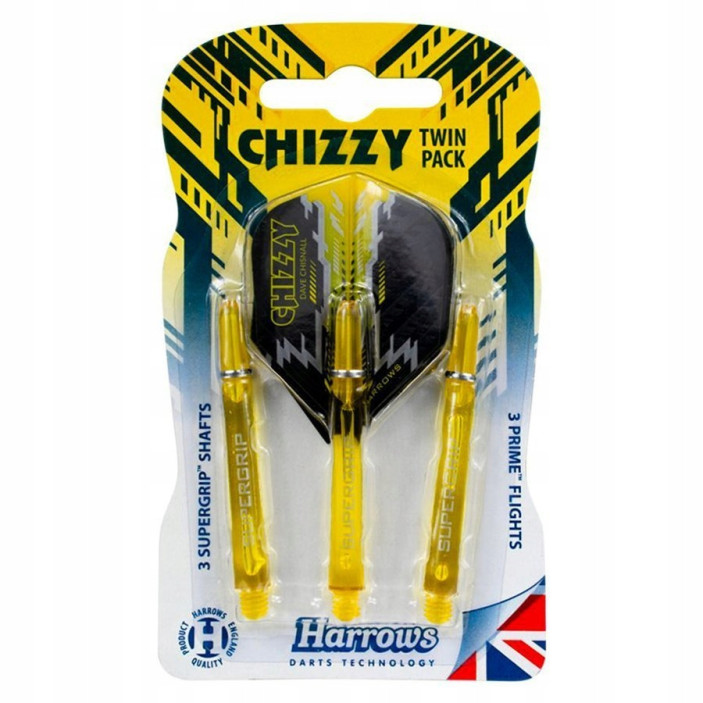 Zestaw shafty i piórka Harrows Twin Pack Chizzy