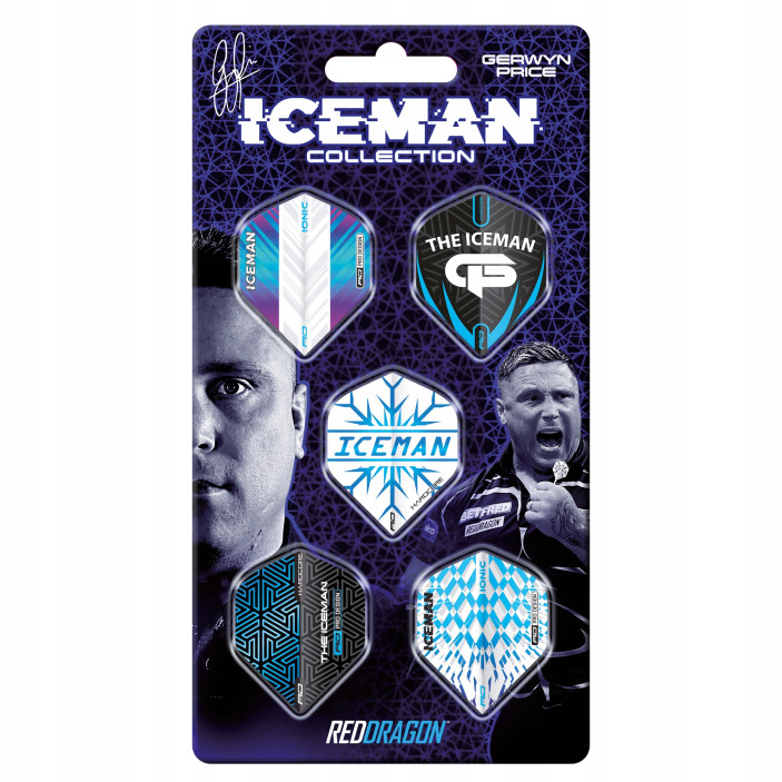 Zestaw piórek Red Dragon Gerwyn Price Iceman