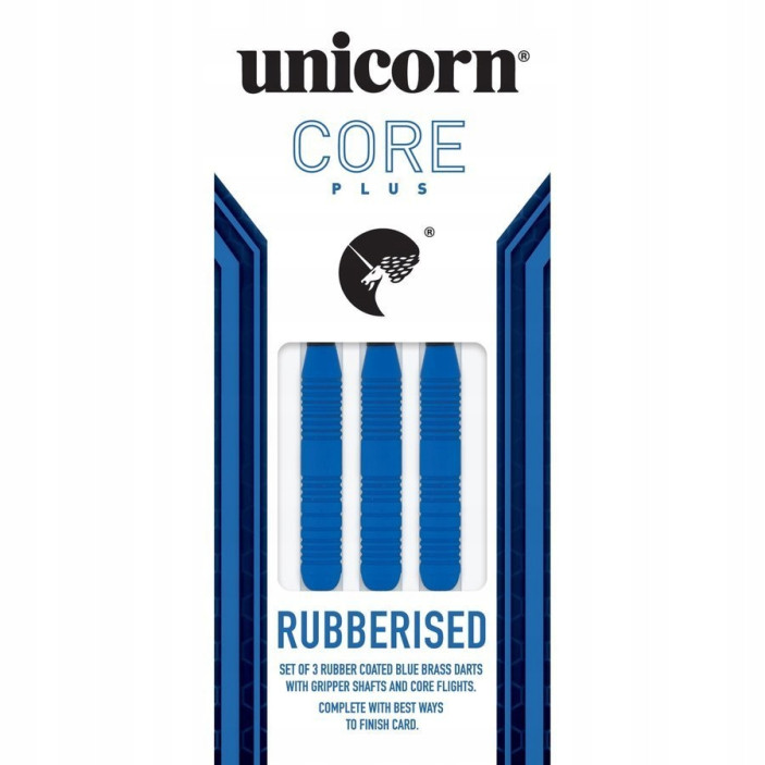 Rzutki Unicorn Core Blue Rubber Brass 23g Steel