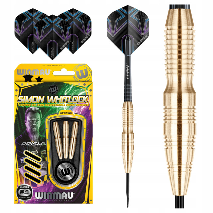 Rzutki Winmau Simon Whitlock Brass 24g Steel Darts