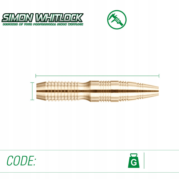 Rzutki Winmau Simon Whitlock Brass 24g Steel Darts