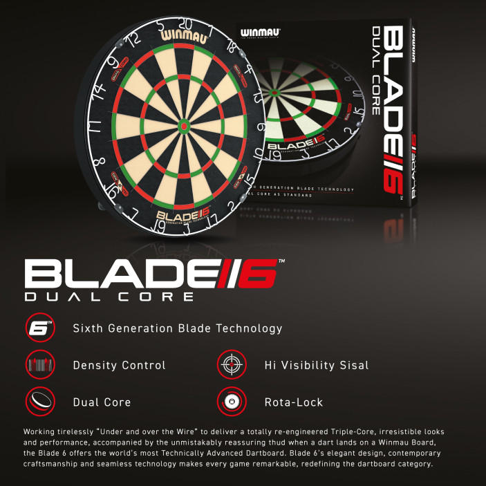 Tarcza do Darta sizalowa Winmau Blade 6 Dual Core