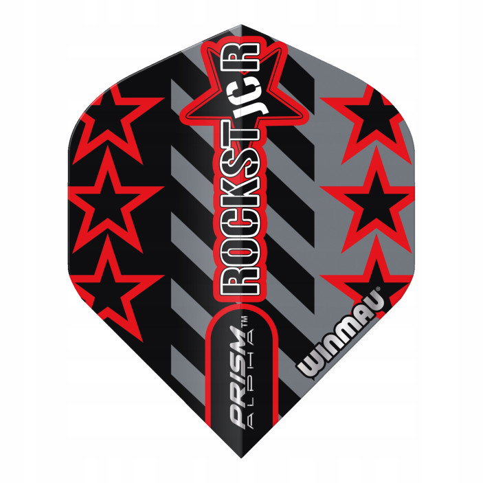 Piórka do Darta Rzutek Prism Winmau Rockstar Szary