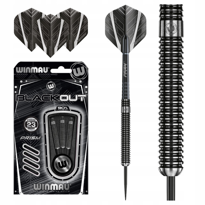 Lotki Rzutki Winmau Blackout 90% 23g Steel Darts