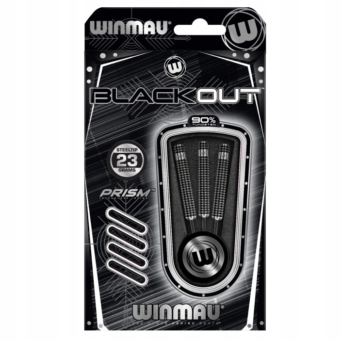 Lotki Rzutki Winmau Blackout 90% 23g Steel Darts