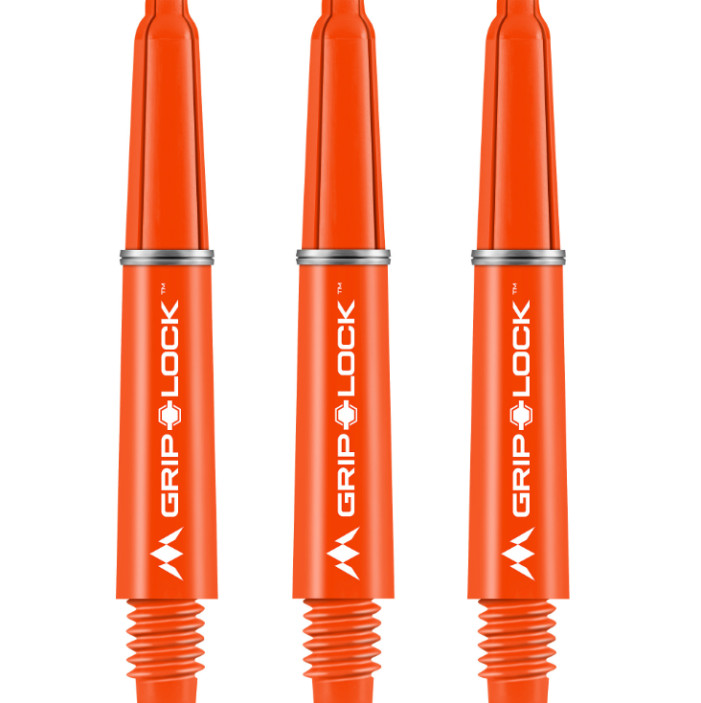 Shafty Mission Darts GripLock Short Orange Pomarańczowe