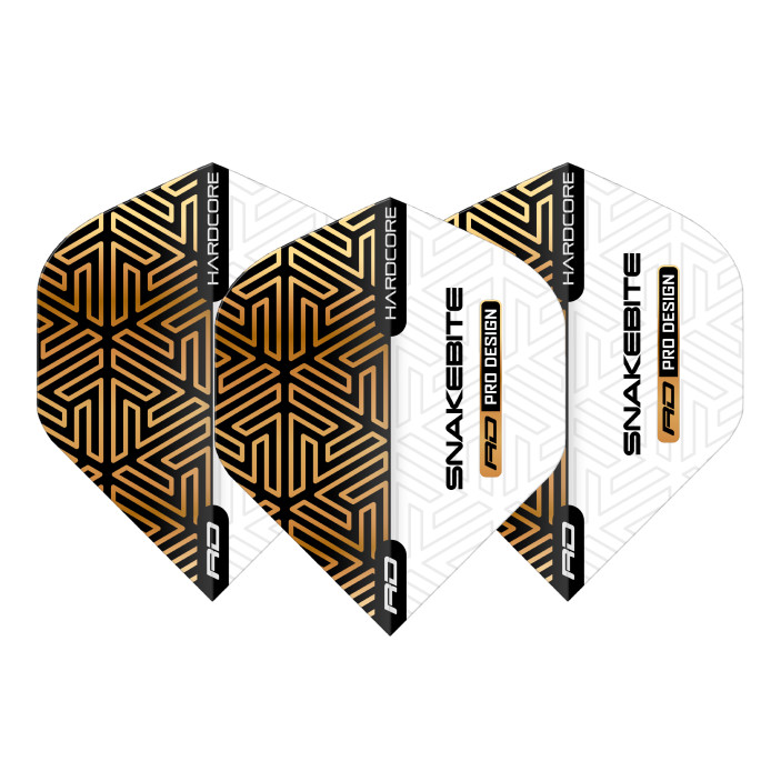 Piórka Peter Wright Red Dragon Hardcore Brązowe