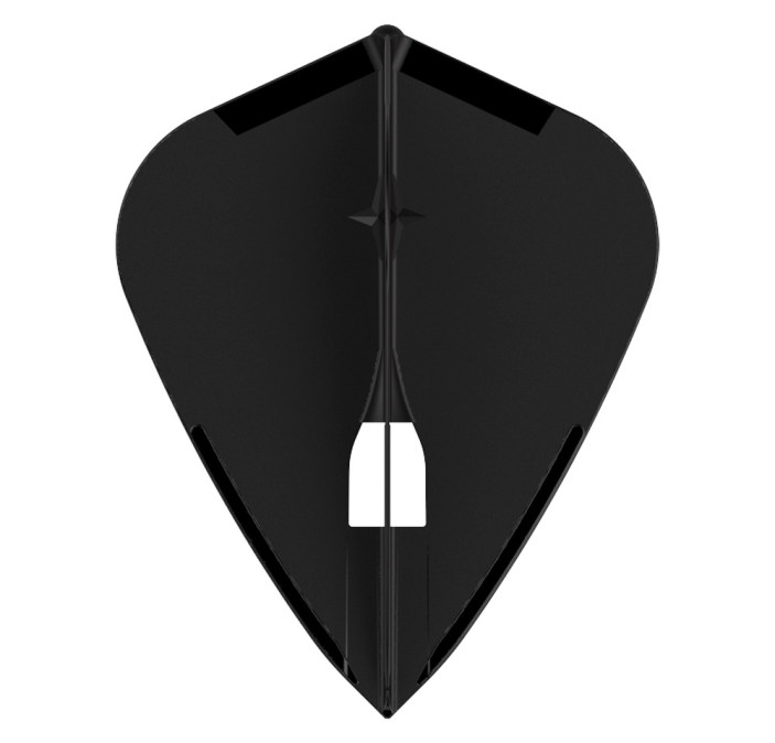 Piórka do darta L-Style L4PRO Kite Czarne Black