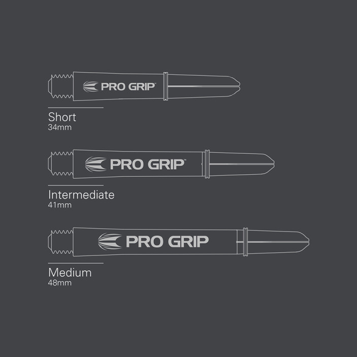 Shafty Target Pro Grip Medium Clear Przezroczyste (3szt.)