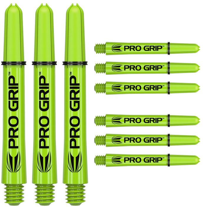 Shafty Target Pro Grip Inter Lime Zielone Zestaw 9szt.