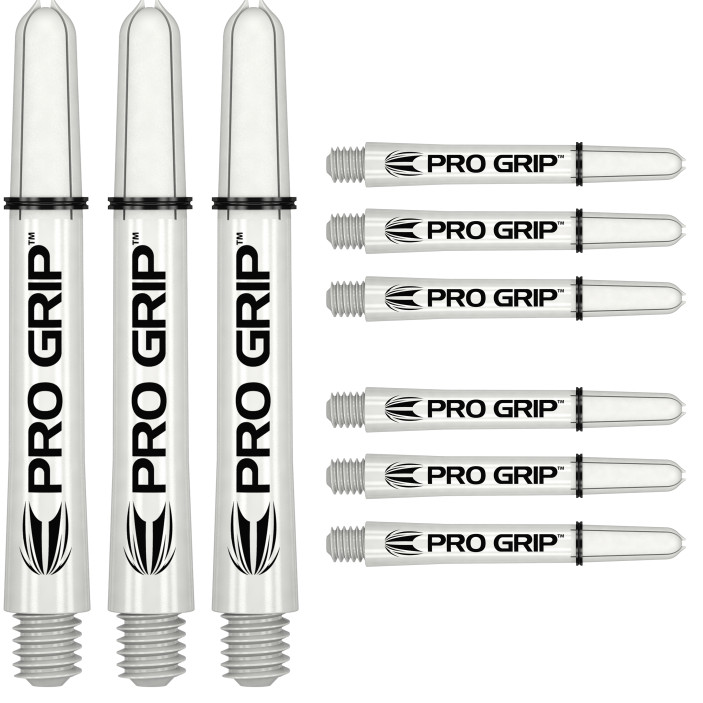 Shafty Target Pro Grip Inter White Białe Zestaw 9szt.