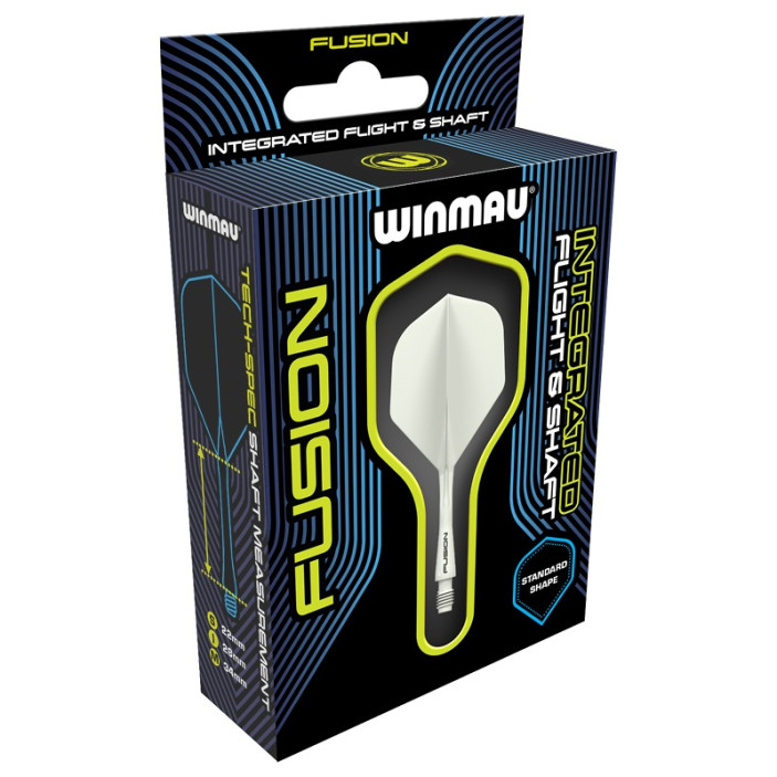 Winmau Fusion Shaft z Piórkiem White Biały Inter