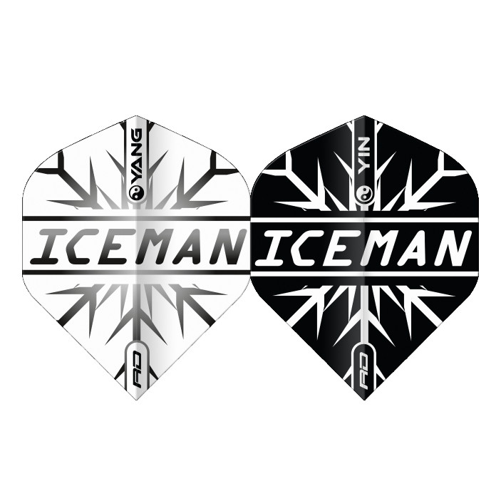 Piórka Red Dragon Gerwyn Price Ying Yang Czarne