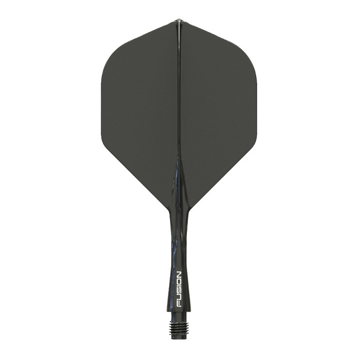 Winmau Fusion Shaft z Piórkiem Black Czarny Short