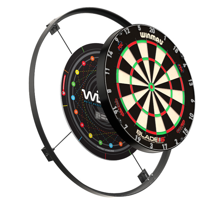 System redukcji dźwięku tarczy do darta Winmau WISPA