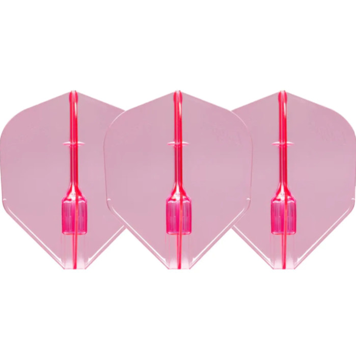 Piórka do darta L-Style L3EZ FANTOM Różowe Clear Pink
