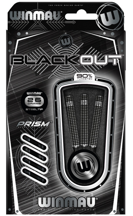 Lotki Rzutki Winmau Blackout 90% 26g Steel Darts