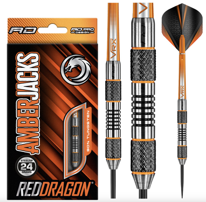Lotki Rzutki Red Dragon Amberjack 5 24g Steel 90%