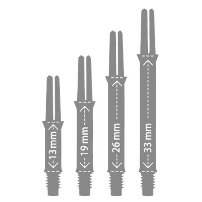 Shafty L-Shaft L-Style Silent Straight Czarne Black 260