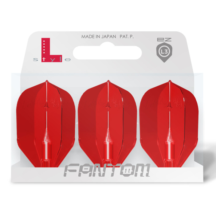 Piórka do darta L-Style L3EZ FANTOM Czerwone Red