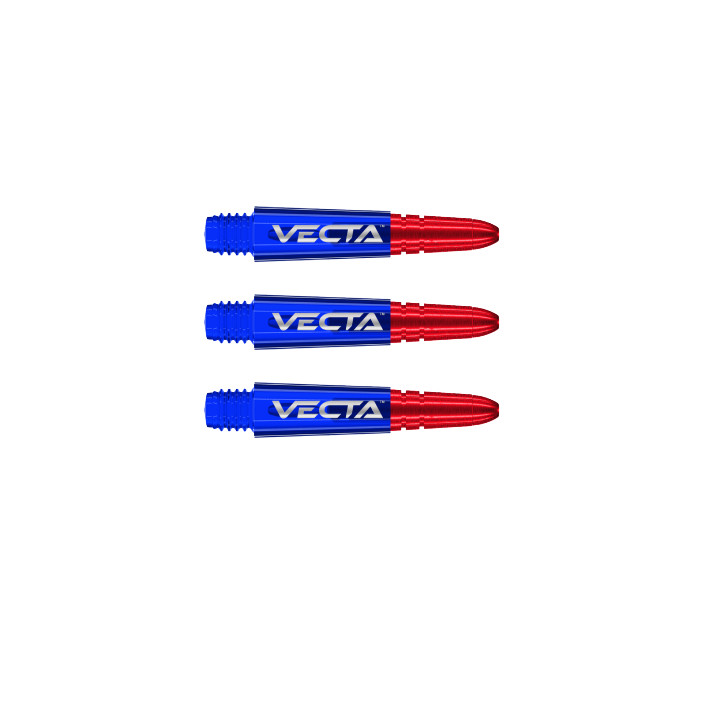 Shafty Winmau Vecta Short Blue Niebieskie z Czerwonym