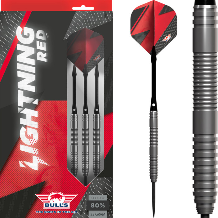 Lotki Rzutki do darta Bull's NL Lightning Red 80% 23g