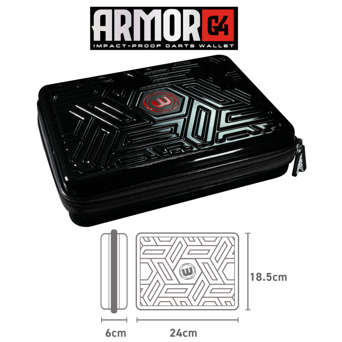 8345 Armor G1 Dart Wallet Black Image 4
