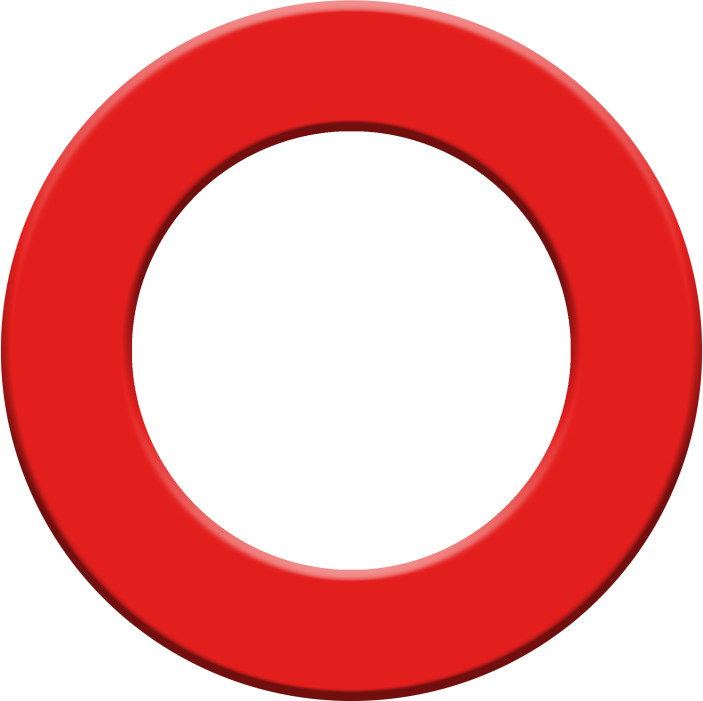 Ring Opona ochronna Tarczy do Darta XQMax  Red Czerwona