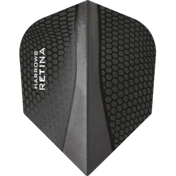 Piórka do darta Harrows Retina No6 Czarne Black 3szt.