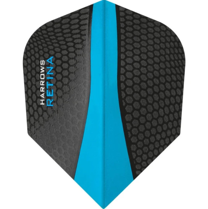 Piórka do darta Harrows Retina No6 Niebieskie Aqua 3szt.