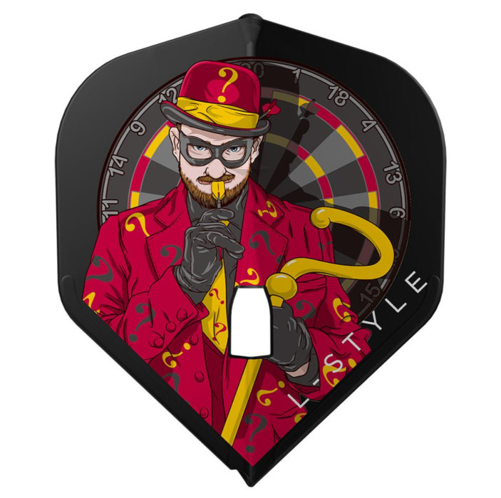 Piórka do darta L-Style L1PRO Standard Brian Raman Black