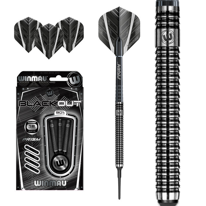 Lotki Rzutki Winmau Blackout 90% 18g Soft