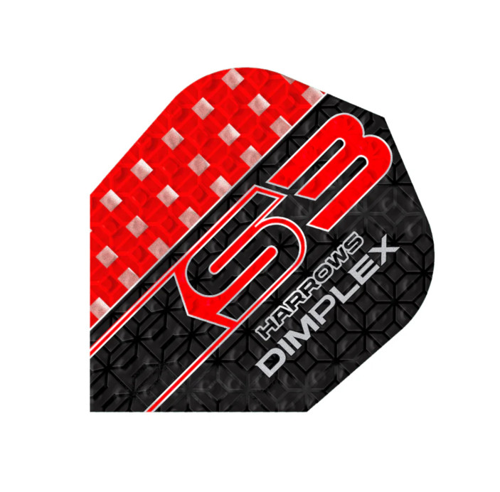Piórka do darta Harrows Dimplex S3 Red No6 3szt.