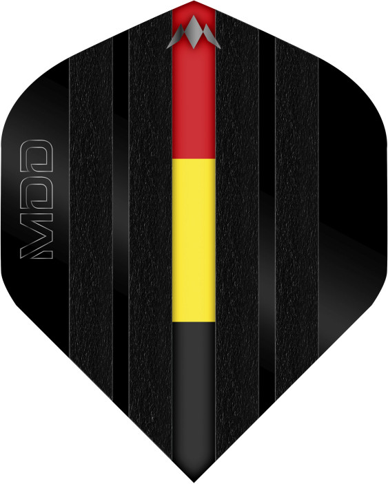 Piórka do darta Mission Mike De Decker Black Standard No2