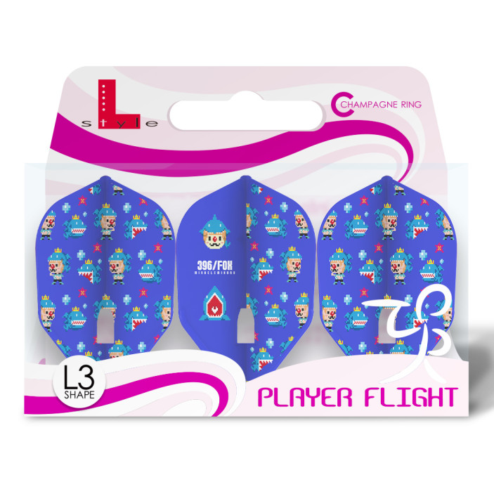 Piórka do darta L-Style L3PRO Standard Mikuru Suzuki V4 Blue