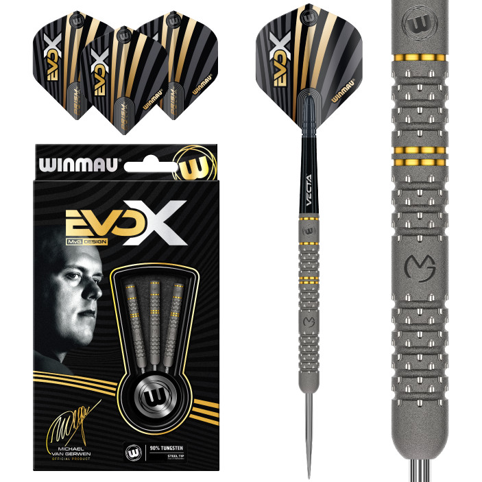 Lotki Rzutki Winmau MvG Evo-X 90% 21g Steel Dart