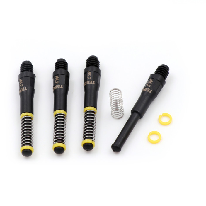 Shafty Cuesoul TERO AK7 Rozmiar G 47mm Czarne Black (4szt.)