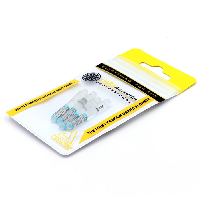 Shafty Cuesoul TERO AK7 Rozmiar F 43,5mm Przezroczyste Ice (4szt.)