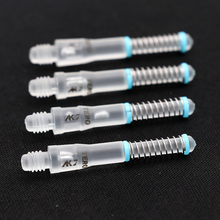 Shafty Cuesoul TERO AK7 Rozmiar F 43,5mm Przezroczyste Ice (4szt.)