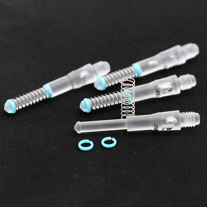 Shafty Cuesoul TERO AK7 Rozmiar F 43,5mm Przezroczyste Ice (4szt.)