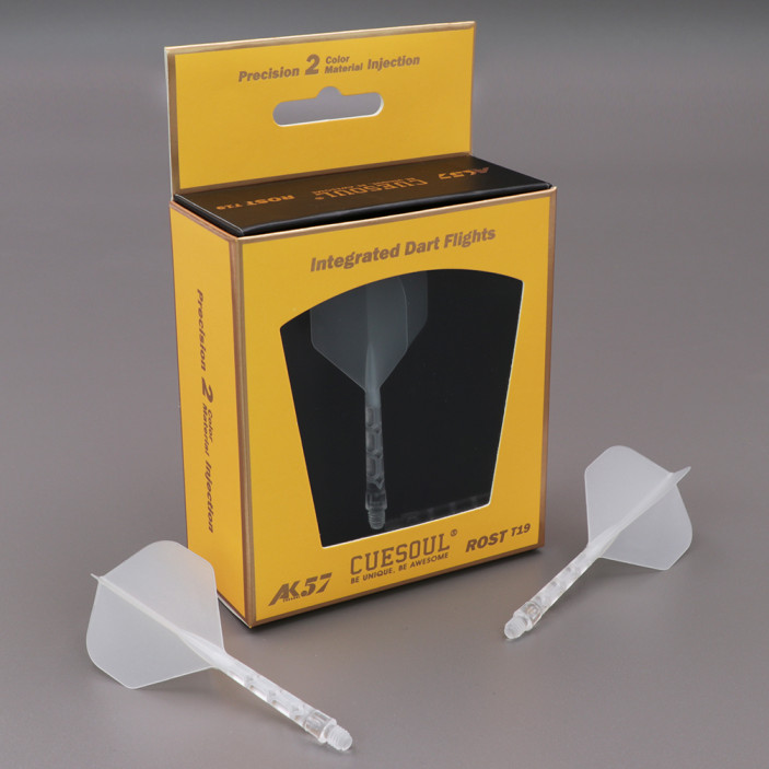 Shaft z piórkiem Cuesoul Rost T19 Standard Clear Przezroczyste Long