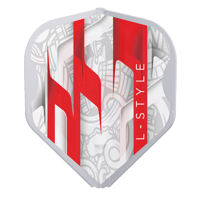 Piórka do darta L-Style L1EZ Standard Mamo White Białe