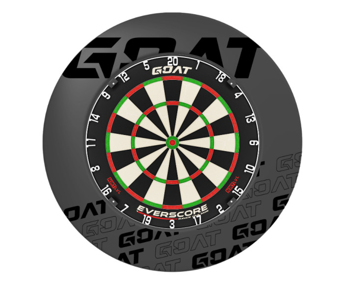 Zestaw Tarcza do Darta Sizalowa GOAT Everscore NXT LVL + Opona Goat Szara 2