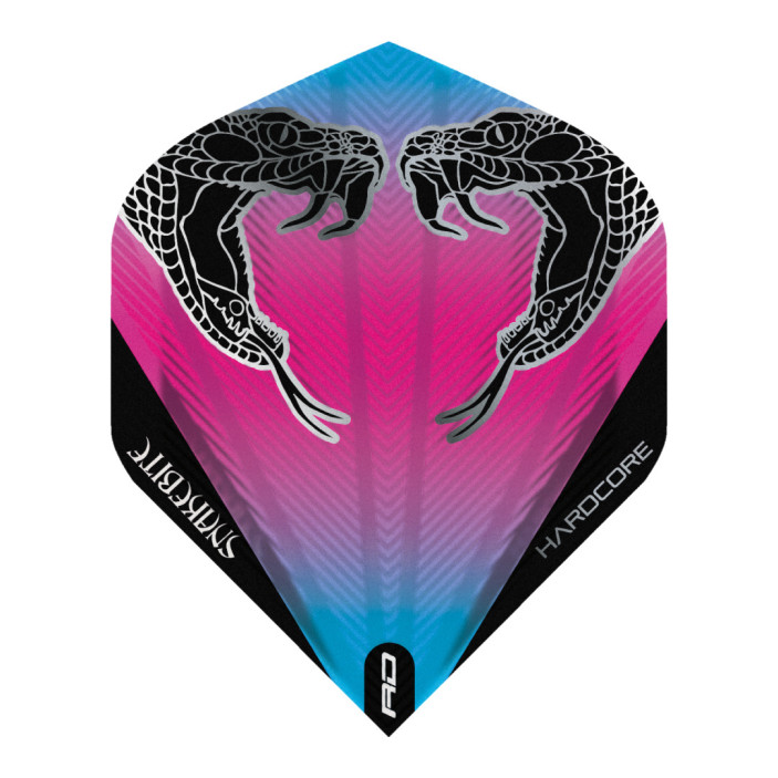 Piórka do lotek Red Dragon Peter Wright Snake Rainbow