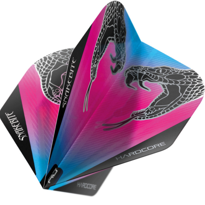 Piórka do lotek Red Dragon Peter Wright Snake Rainbow