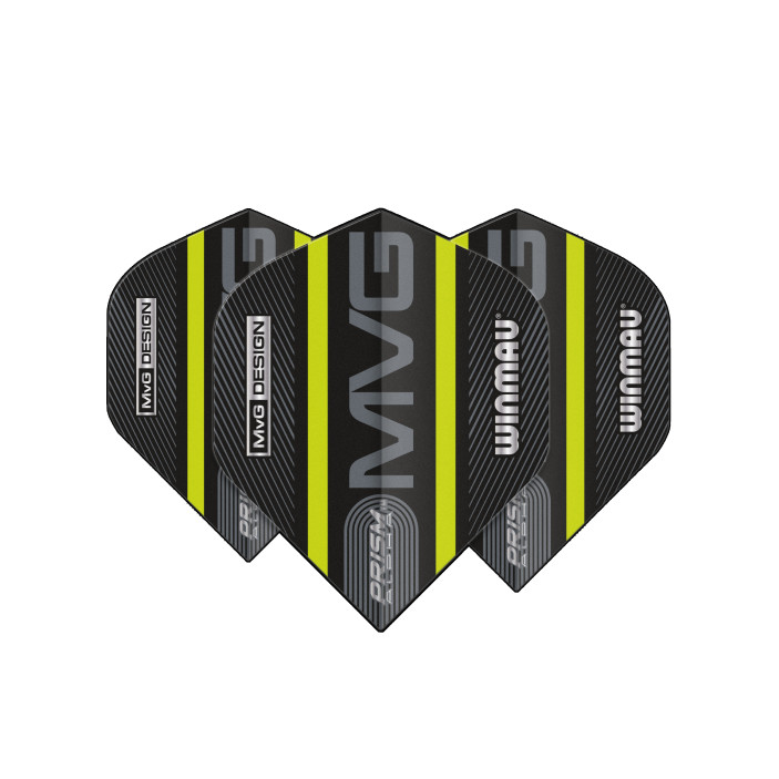 Piórka Winmau Michael Van Gerwen Prism Alpha Black Green