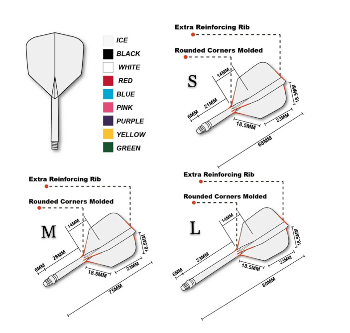 System Cuesoul Rost AK5 Teardrop Solid Ice Lodowe Short