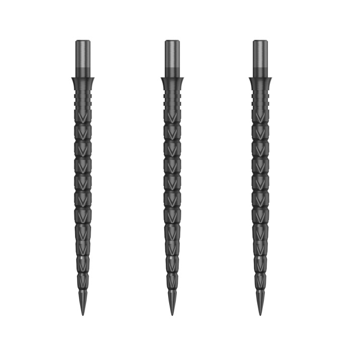 Groty do lotek do steel darta Cuesoul Touch Point II Szare 37mm